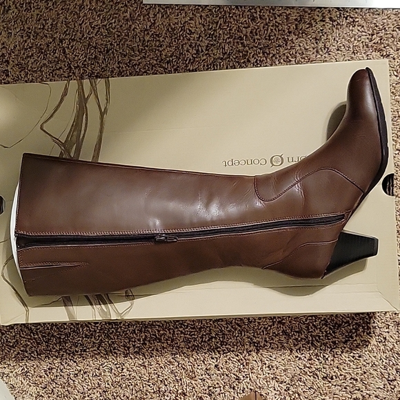 b.o.c Cassie dark brown tall leather boots - Picture 11 of 12